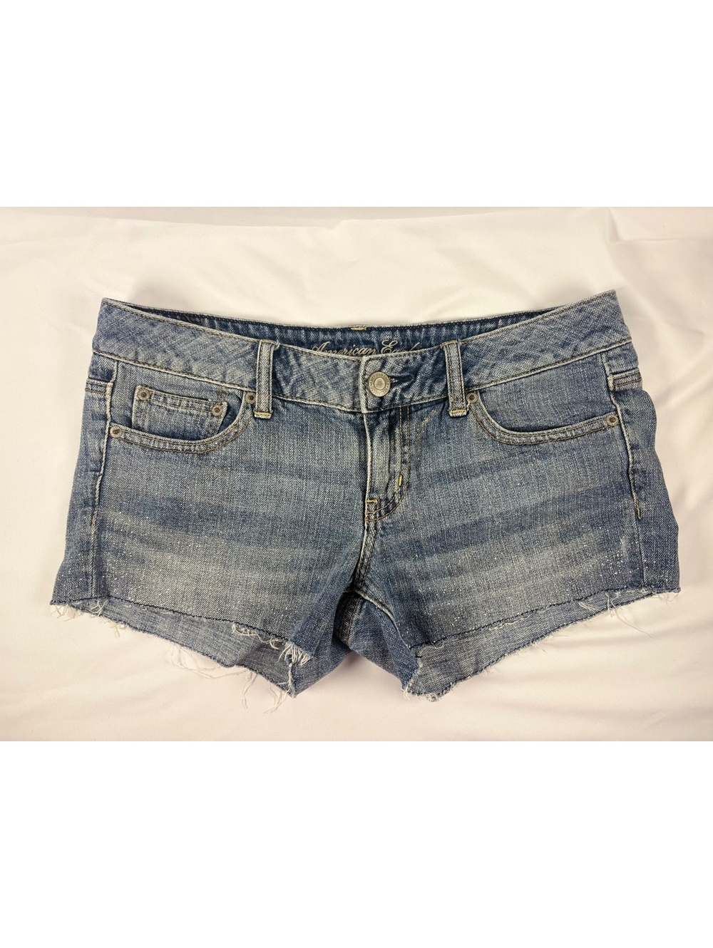 American Eagle 100% Cotton Blue Denim Short size 6